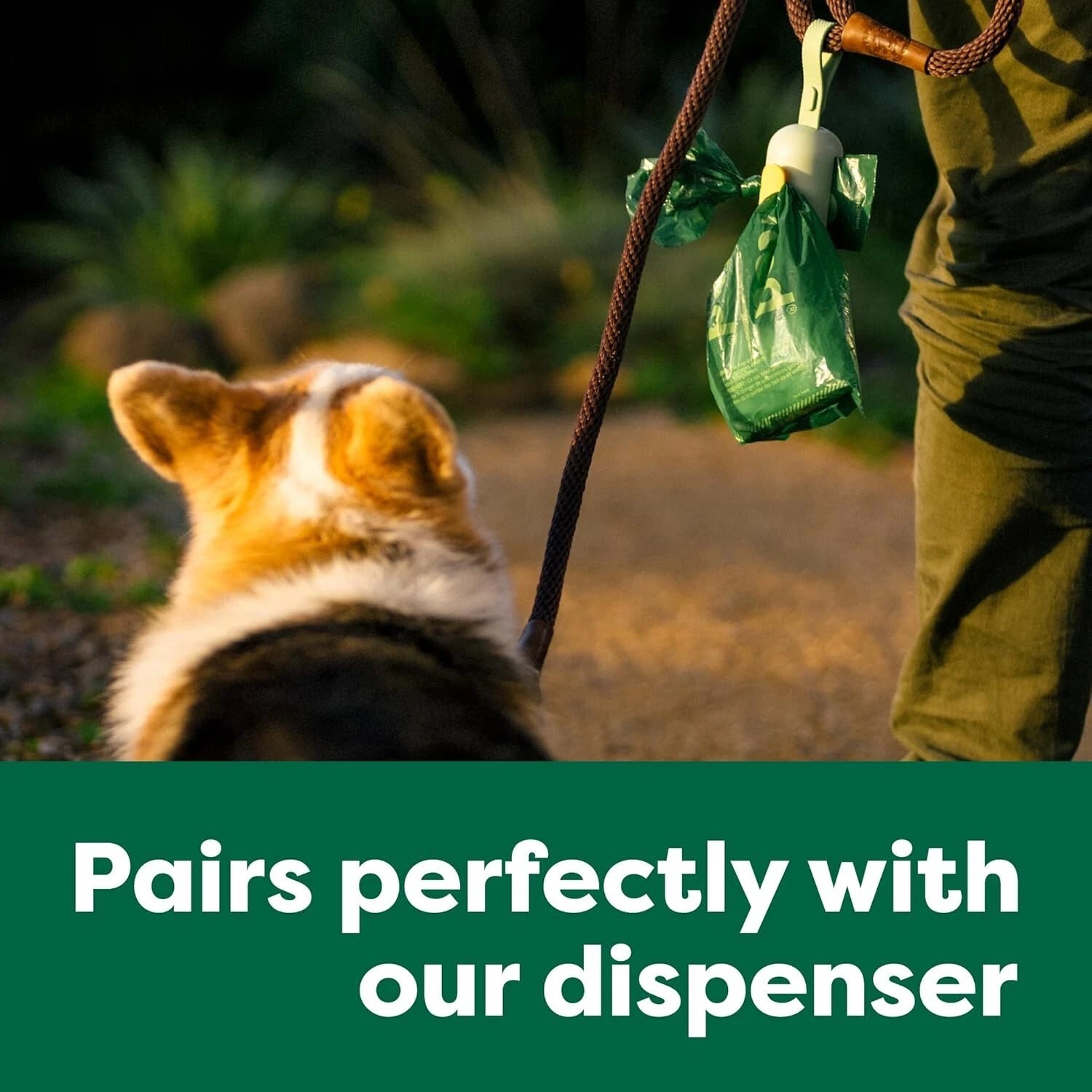100% Certified Earth Rated Dog Poo Bags Leak Proof & Unscented Waste Bag Refill
