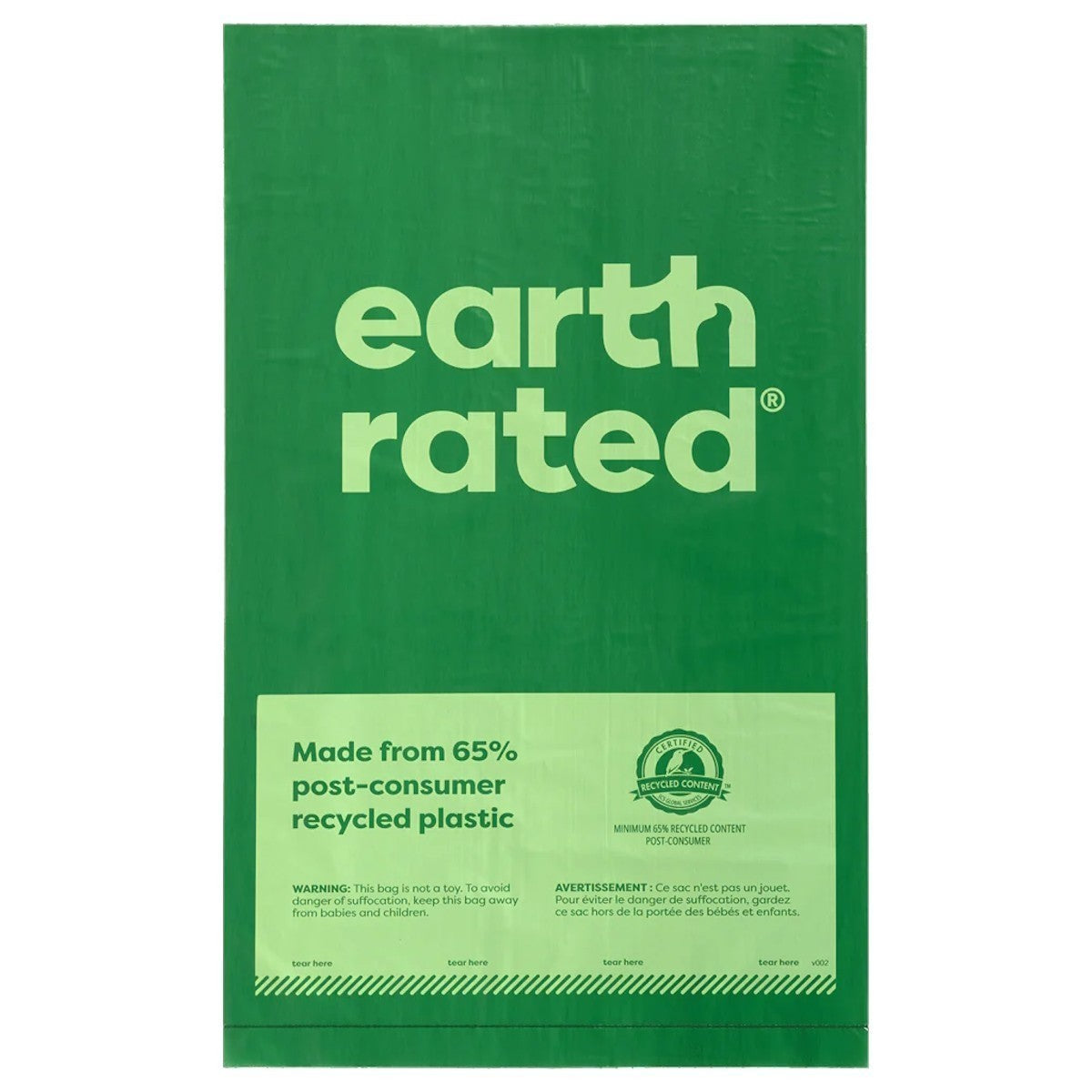 100% Certified Earth Rated Dog Poo Bags Leak Proof & Unscented Waste Bag Refill